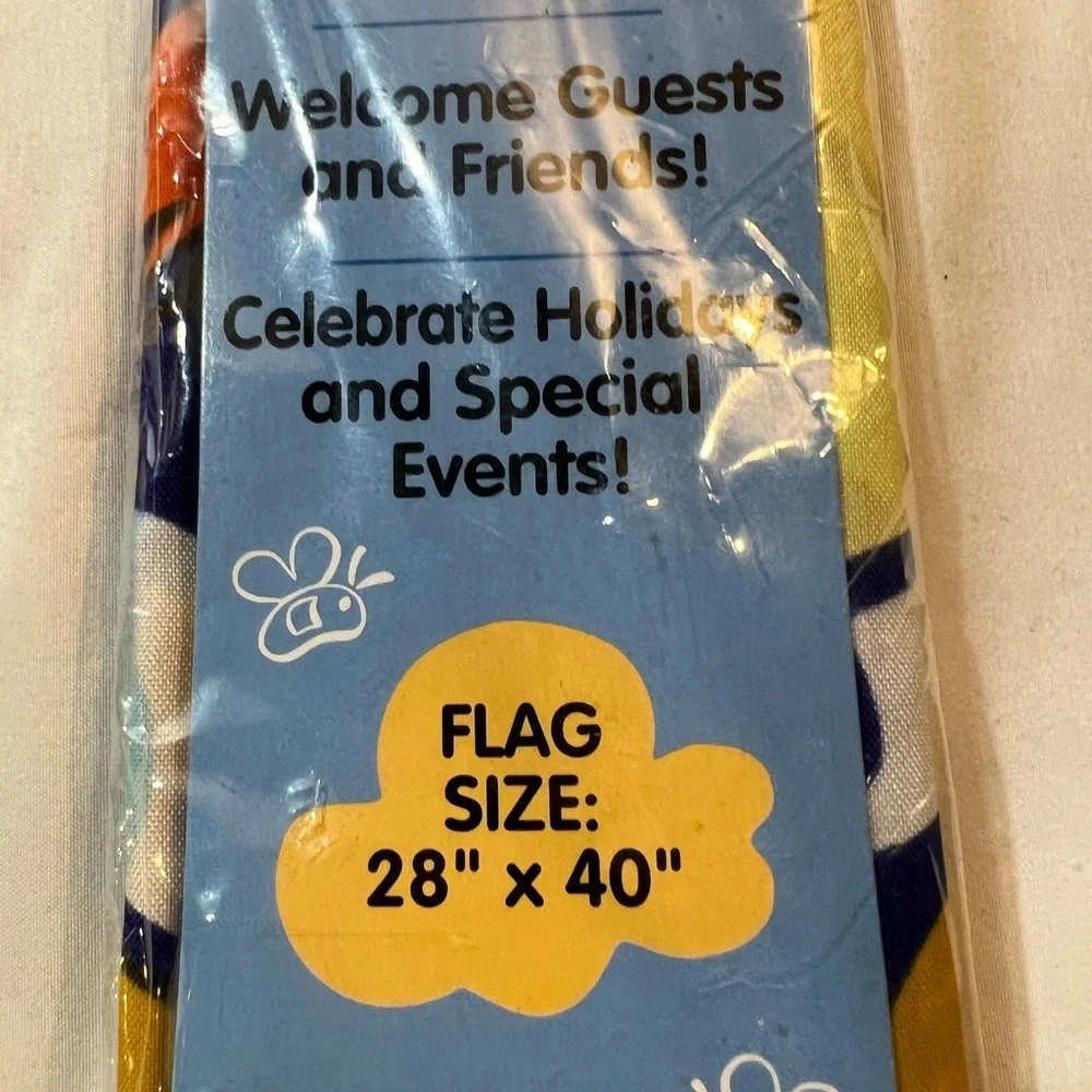 Decorative Flag with Cartoon Design